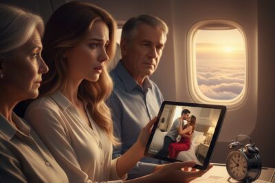 “Un viaje lleno de mentiras: Lo que la cámara oculta de mi habitación me reveló mientras estaba en el avión.”