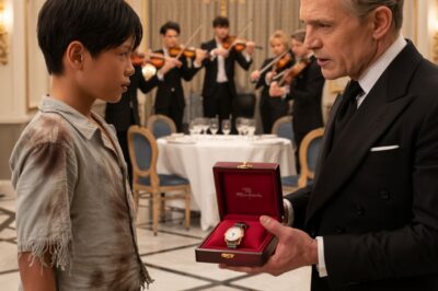 “SEÑOR, mi padre tenía un reloj igual al suyo” — dijo el sin techo… y el millonario quedó helado