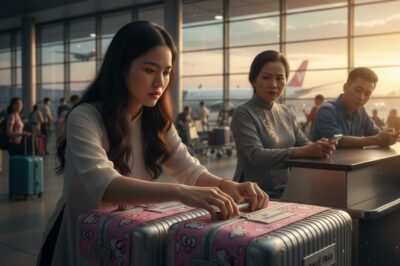 “La trampa de mi suegra en el aeropuerto: Cambié mi maleta con la de mi cuñada justo a tiempo.”