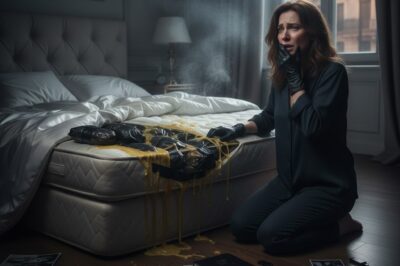 “Un olor insoportable y un secreto oculto: Lo que descubrí en mi cama mientras mi esposo no estaba.”