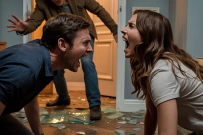 “¡Mira lo que me hiciste hacer, eres tan torpe!”: El esposo le rompió la pierna a su mujer embarazada de una patada, pero su sonrisa desapareció cuando su suegro entró con un médico militar y una grabación de audio.