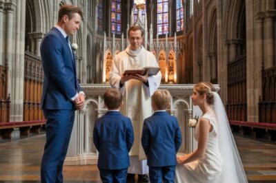 El hijo mudo de un millonario por fin habló durante la ceremonia de boda en la iglesia… y lo que reveló hizo que su padre cancelara el matrimonio