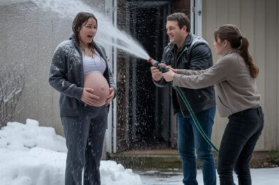 “¡Quédate ahí hasta que aprendas a respetar a quien te alimenta!” — Me encerró en la ducha helada a 5 grados bajo cero, sin saber que mi padre estaba hackeando sus cámaras de seguridad en ese mismo instante.