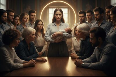 “Mi suegra reunió a toda la familia para obligarme a renunciar tras el parto; solo dije una cosa que los dejó mudos.”