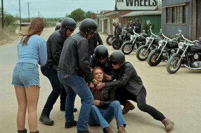 Motociclistas temidos intervienen en una golpiza doméstica — El acto heroico que nadie imaginó