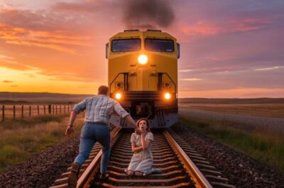 A los ocho meses de embarazo, creía que mi esposo me llevaba a un lugar seguro. Treinta minutos después, estaba sangrando junto a una vía del tren, abandonada por el hombre que amaba, mientras un tren rugía hacia mí y hacia mi hijo nonato.