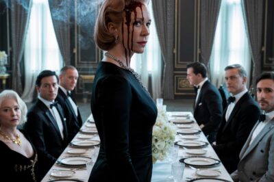 En la cena, la suegra de mi hijo me echó sopa caliente en la cara y sonrió: “¡Eso es lo que te mereces!”. Mi hijo dijo: “¡Tiene razón, mamá!”. No dije nada. Simplemente me limpié la cara ardiendo y me fui. Pero antes de irme, hice una llamada rápida. Lo que pasó después… nunca se olvida