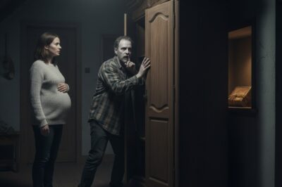 “Mi hermano palideció al mover mi armario viejo mientras mi esposo no estaba. Solo me dijo: ‘¡Shhh!'”