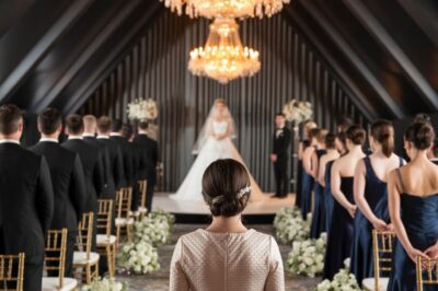 Me quedé despierta todas las noches durante seis meses cosiendo el vestido de boda de mi hija. Cuando por fin se lo entregué, lo miró con desprecio y dijo: “¡Es un vestido para pobres!”, y lo tiró directamente a la basura. Yo guardé silencio. Pero el día de la boda, cuando entré al salón, casi se desmayó al verlo…