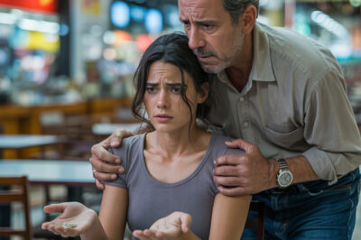 La vi contando monedas en el centro comercial… y el coche “regalado” ya no era suyo
