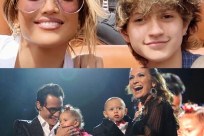 Jennifer López es sorprendida por sus hijos en pleno concierto de fin de año