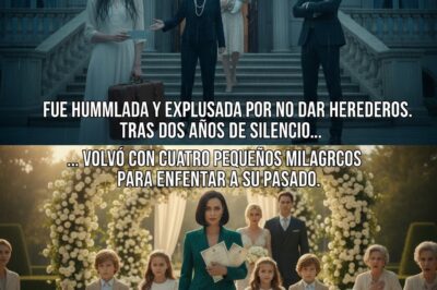 “Fue humillada và expulsada por no dar herederos. Tras dos años de silencio, volvió con cuatro pequeños milagros para enfrentar a su pasado.”