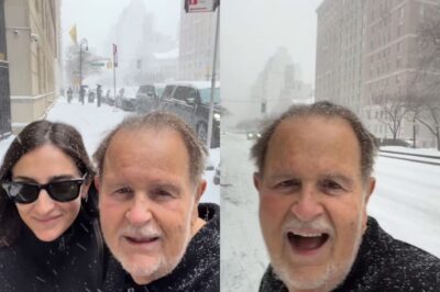 No puede ni hablar! Así vive Raúl De Molina la nieve en Nueva York,