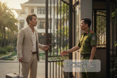 “Tras el viaje con su amante, el marido volvió a casa y encontró las cerraduras cambiadas. El guardia le dijo: ‘La dueña ya vendió…'”