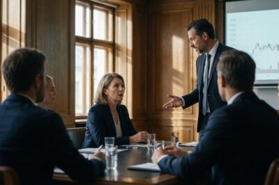 “En la reunión de la junta directiva, mi esposo anunció que yo estaba despedida, e incluso me preguntó si tenía acciones.”