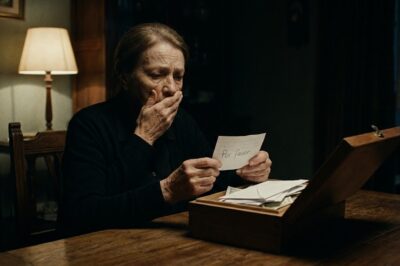 “Después del funeral de mi hijo, abrí la caja de los sobres de pésame y encontré una nota que decía: Por favor.”