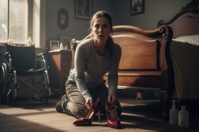 “Mi suegra lleva 4 años sin poder caminar, nhưng al limpiar su cuarto descubrí un par de zapatos de tacón bajo su cama.”