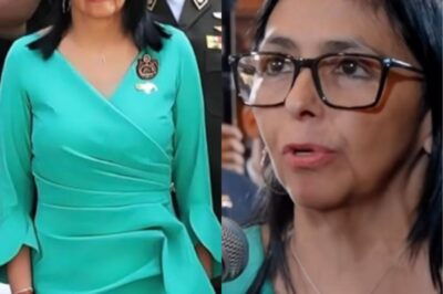 Así de costoso fue el vestido de Delcy Rodríguez para juramentarla como presidente de Venezuela
