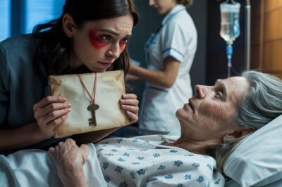 Me quedé sola junto a la cama de hospital de mi madre mientras fallecía. En otras habitaciones resonaban familias que la apoyaban, la mía permanecía en silencio. Ni papá, ni hermanos, ni llamadas, ni siquiera una excusa falsa. Mientras el médico marcaba el tiempo, una enfermera me entregó su última carta… Dentro había nombres, una llave y una instrucción escalofriante…