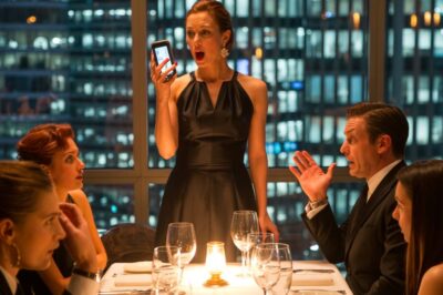 Forcé una sonrisa mientras mi exmarido alzaba su copa y decía con desdén: «Mira, Amelia, mi nueva esposa es mejor que tú». La risa resonó en la mesa. Me temblaban las manos, pero no de miedo. Le di un golpecito al teléfono y dije con calma: «Ya que estamos presumiendo… escuchemos lo que dijiste cuando creías que nadie te escuchaba». La sala se quedó en silencio. Su rostro palideció. ¿Y esa grabación? Lo cambió todo.