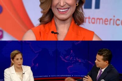 Periodista de Univisión rompe en llanto en plena transmision al reportar la captura de Maduro