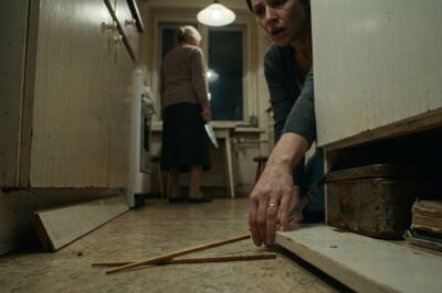 “Un descuido con los palillos reveló un secreto fatal bajo la cocina. Esa noche, mamá…”