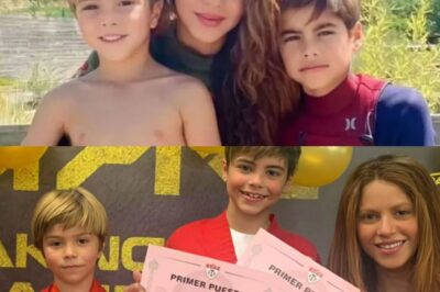 Los pequeños de Shakira deslumbran y ella no puede estar más feliz.