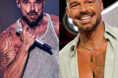 Risas, frío y felicidad: Ricky Martin disfruta como nunca. 