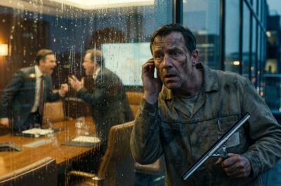 “Lo perdí todo y acabé de conserje. ¡Limpiando las ventanas, escuché una fuerte discusión!”