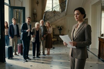 “Recién divorciados al salir del juzgado, mi ex marido llevó entusiasmado a 5 familiares a ‘tomar posesión’ de mi villa de 10 mil millones.”