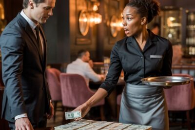 Un multimillonario deja accidentalmente 1.000 dólares en la mesa: la camarera pobre hizo lo que nadie esperaba.