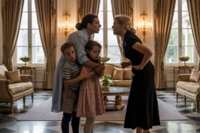 “El millonario se disfrazó de jardinero… hasta que la criada salvó a sus hijos de su prometida…”