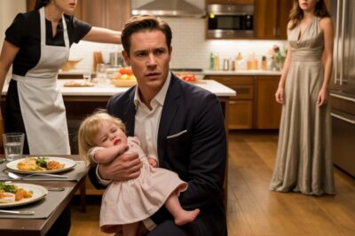 “¡Tu esposa puso algo en la comida de tu hija!”, gritó la criada. El jefe de la mafia se quedó paralizado.