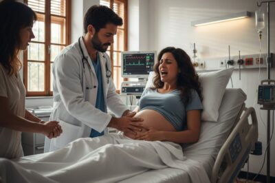 ELLA ESTABA A PUNTO DE DAR A LUZ… Y EL DOCTOR ERA SU EX ESPOSO, ÉL HIZO ALGO INCREÍBLE