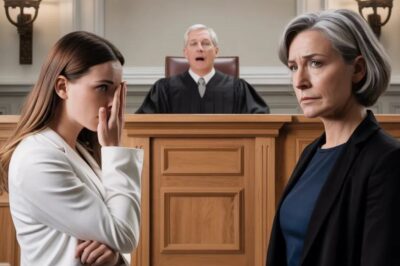 “¿Crees que ese juez sentirá pena por tu ropa barata?”— Mi ex suegra me abofeteó en el pasillo del tribunal, sin saber que el hombre con la toga negra era el padre que no veía hace 10 años.