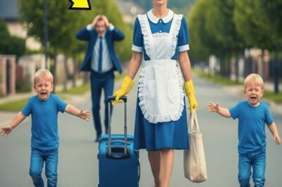 Sin ningún motivo, el millonario despidió a la niñera — y lo que dijo sus hijos lo cambió todo…