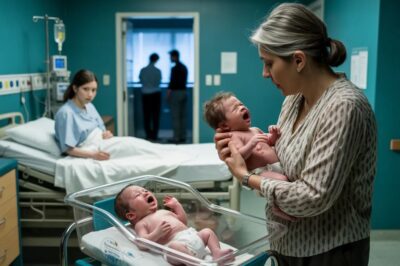 Nunca le dije a mi suegra que yo era jueza. Para ella, yo solo era una aprovechada desempleada. Horas después de mi cesárea, irrumpió en mi habitación con unos papeles de adopción, burlándose: “No te mereces una habitación VIP. Dale uno de los gemelos a mi hija estéril: tú no puedes con dos.” Abracé a mis bebés y apreté el botón de pánico. Cuando llegó la policía, ella gritó que yo estaba loca. Se disponían a inmovilizarme… hasta que el jefe me reconoció…