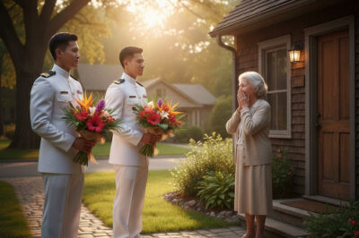 “Vendió todo para poder graduar a sus hijos — veinte años después, llegaron vestidos con uniformes de pilotos y la llevaron a un lugar que ella jamás imaginó.”