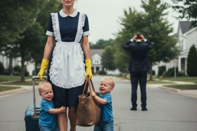 La acusó de ladrona y la echó de su mansión sin piedad pero jamás imaginó que sus propios hijos se interpondrían entre ella y la puerta
