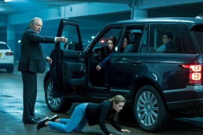 Mi vientre se raspó contra las baldosas frías mientras me arrastraba hacia la luz del garaje; cada respiración me sabía a metal. —Por favor… sólo déjame sentarme en el coche— susurré, con la mano temblándome sobre la manija de la puerta. Dentro, él ni siquiera me miró. Ella sí —sonriendo—. —Estás siendo dramática— dijo mi marido. Entonces la sombra detrás de ellos se movió, y la voz de mi padre —tensa, desconocida— cortó el aire: —Así que esto es lo que le has hecho a mi hija—. No sabía qué dolía más: la traición… o lo que él haría después.