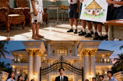 Sus compañeros de clase creían que su casa era solo una cabaña, ¡así que les enseñó su mansión!