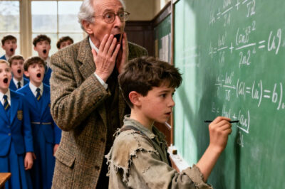 El profesor le rompió la tiza y le gritó: ‘¡Tú solo sirves para pedir limosna!’. Lo que el niño escribió después en la pizarra dejó a toda la clase helada.