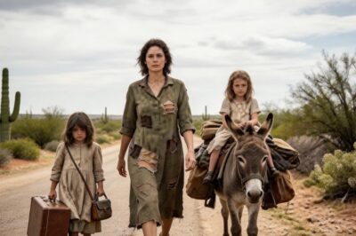 ABANDONADA POR SU FAMILIA, UNA MADRE SOLTERA POBRE CAMINA POR EL DESIERTO HASTA ENCONTRAR UN HOGAR./th