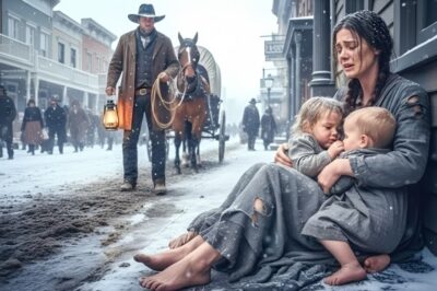 “¡Llévense a mis hijos!” sollozó ella… hasta que el vaquero dijo: “Todos vendrán conmigo.”