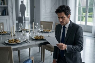 EL ESPOSO INVISIBLE QUE ABANDONÓ LA MANSIÓN… Y DEJÓ AL CEO MÁS PODEROSO ARRODILLADO FRENTE A UNA CARTA