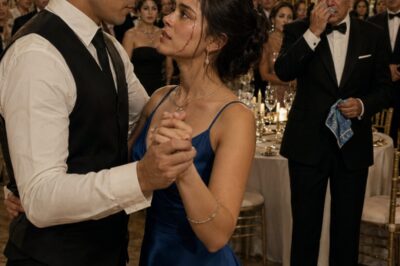EL MESERO QUE SACÓ A BAILAR A LA HIJA CICATRIZADA DEL MILLONARIO… Y EL PAÑUELO AZUL QUE HIZO LLORAR AL HOMBRE MÁS PODEROSO DEL SALÓN