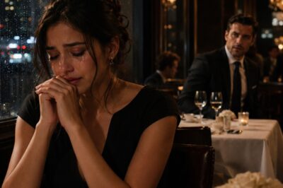LA DEJARON SOLA EN EL RESTAURANTE POR SER EMPLEADA DOMÉSTICA… SIN SABER QUE SU JEFE MILLONARIO ESTABA SENTADO A DOS MESAS Y LA VIO LLORAR