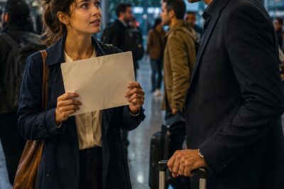 EL CARTEL EQUIVOCADO EN EL AEROPUERTO… Y EL HOMBRE QUE LE DEVOLVIÓ LA VIDA QUE HABÍA DEJADO DE ESCRIBIR