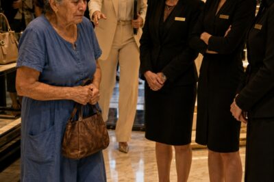 LA ANCIANA A LA QUE ECHARON DE UNA TIENDA DE LUJO… SIN SABER QUE SU HIJA VENÍA A COMPRAR TODA LA CADENA