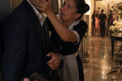 VOLVIÓ CON ROSAS PARA SU ESPOSA… PERO LA EMPLEADA LE TAPÓ LA BOCA Y LE SUSURRÓ: “SI HABLA, PERDERÁ A SU HIJA PARA SIEMPRE”
